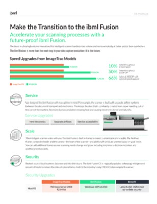 ibml FUSiON industrial scanner guide