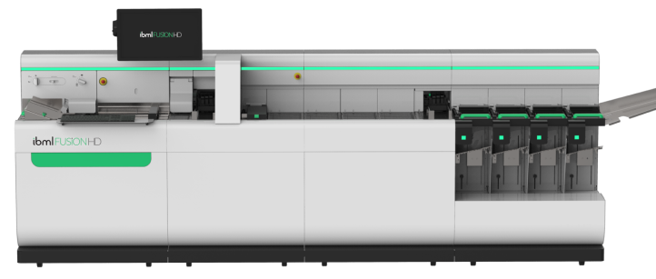 High-speed, high-volume Fusion HD Document Scanner by ibml, compliant with FADGI 3-Star image quality standards.